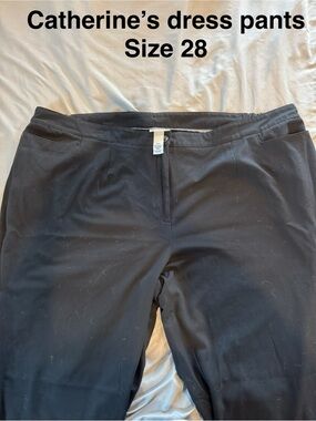 Catherines Black Dress Pants